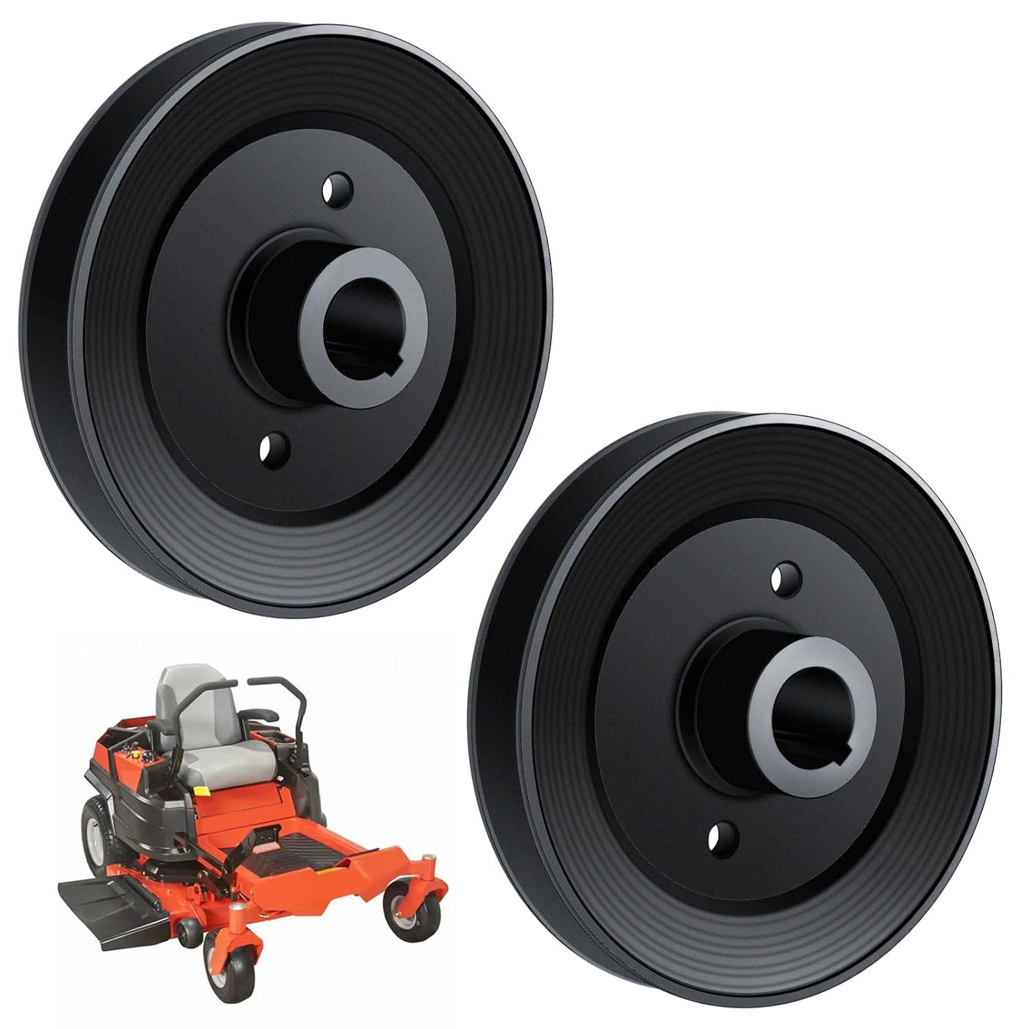 2-Pack 033-4890-00 54" Deck Pulley (5-1/2" OD, 7/8" ID) Compatible with Bad Boy MZ/MZ Magnum ZT Avenger Lawn Mower