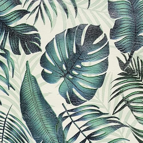 6 Jogo Americano Costela de Adão Folhas Impermeável PVC