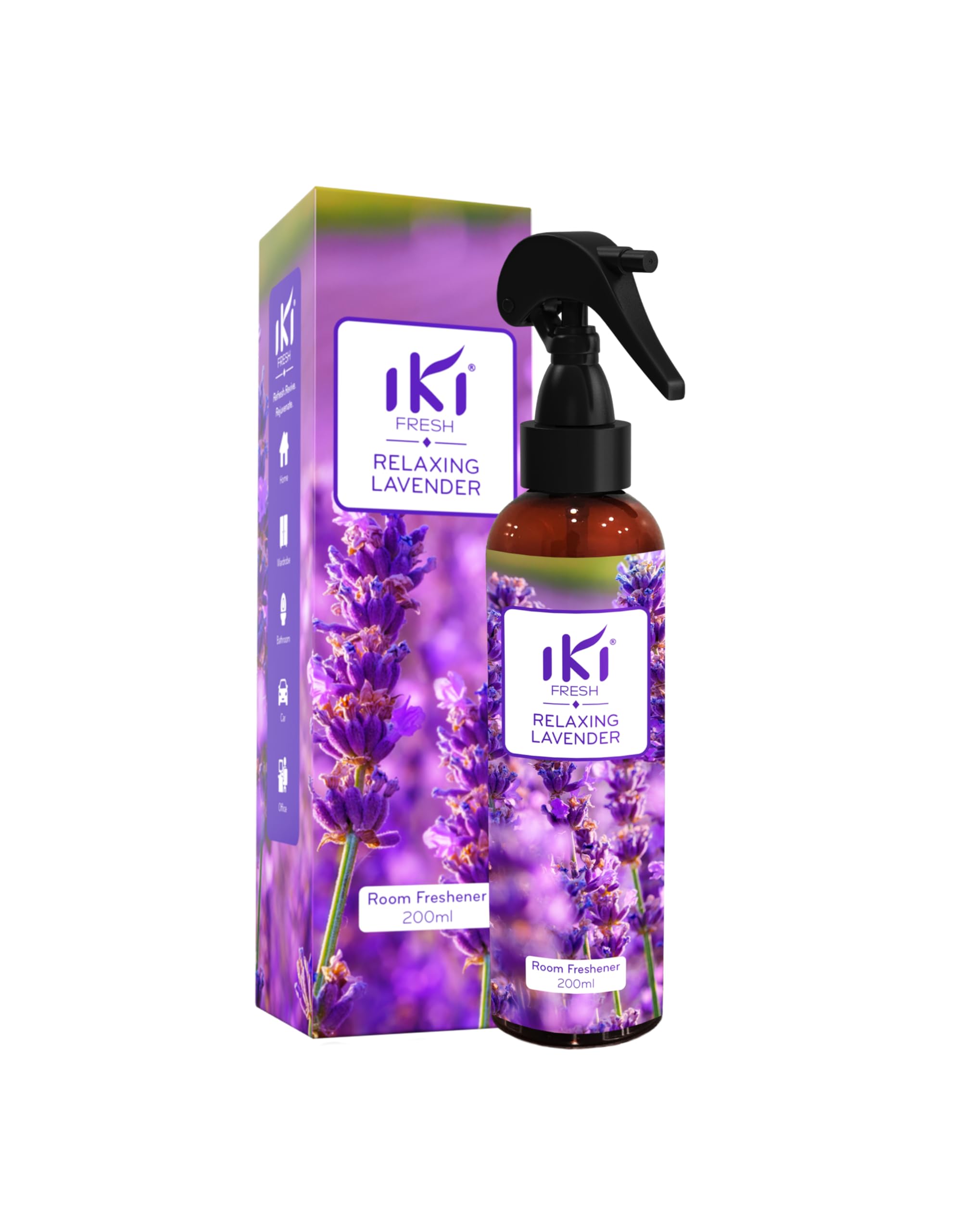 IKI Citronella Breeze & Relaxing Lavender Air Freshener (pack of 2