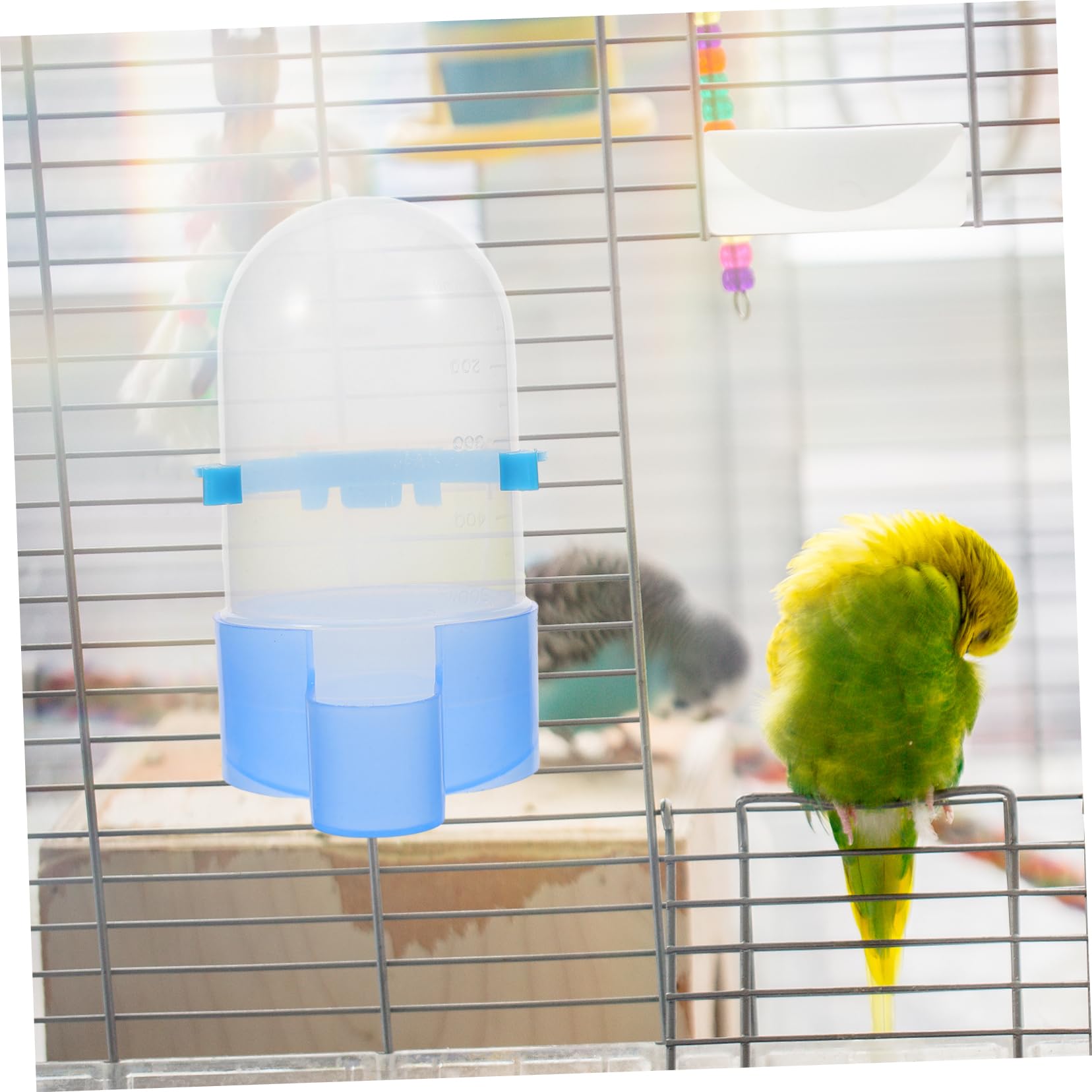 BESPORTBLE 4pezzi Mangiatoia Automatica Per Uccelli Con Distributore e Cibo Bevitore Multifunzione Per Pappagalli e Uccelli Domestici Realizzato Materiali Resistenti e Durevoli Facile Da