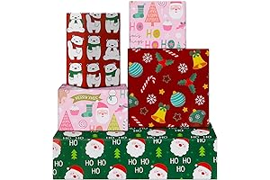 Cartoon Christmas Wrapping Paper