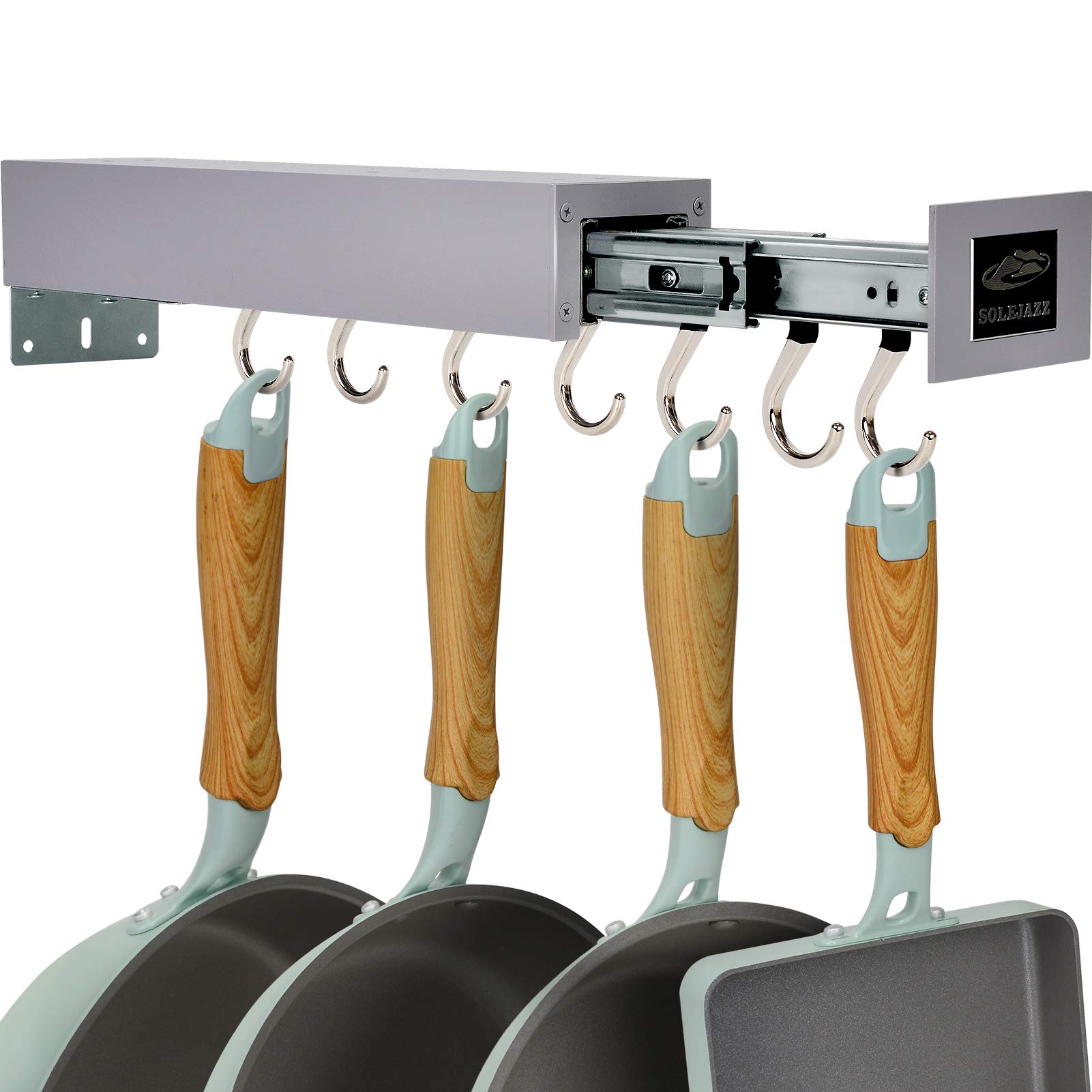 Buy SOLEJAZZ Pot & Pan Organizer Rack for Racks Adjustable