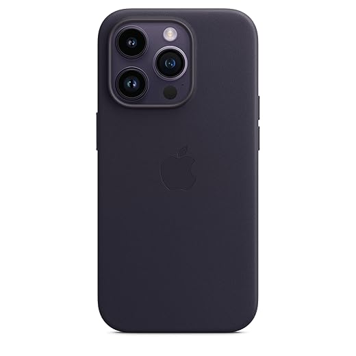 Quali materiali sono utilizzati per le custodie personalizzabili degli auricolari? Apple custodia magsafe in pelle per iphone 14 pro - mezzanotte 
