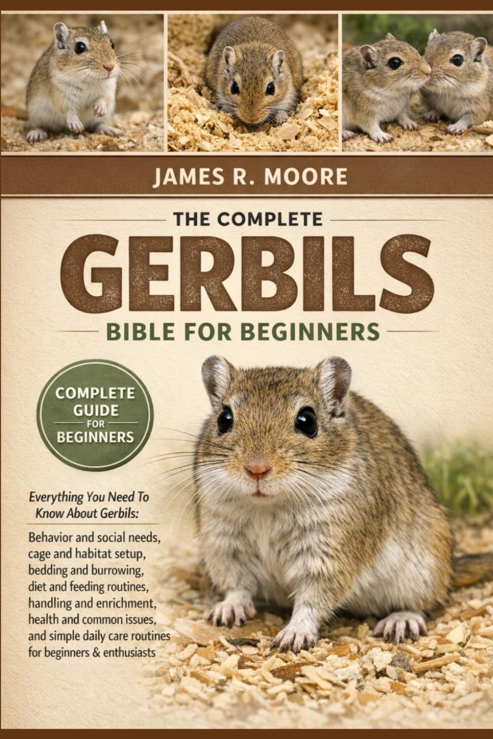 THE COMPLE GERBILS BIBLE FOR BEGINNERS: Everything You Need To Know About Gerbils: Behavior and social needs, cage and habitat setup, bedding and ... care routines for beginners & enthusiasts