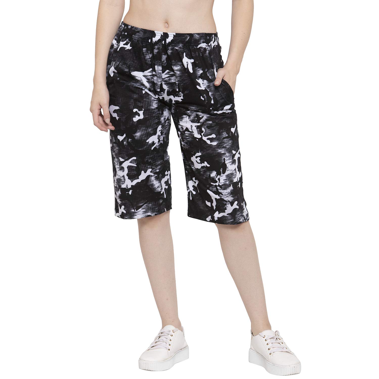 UZARUS Women Capri Short-picture-40