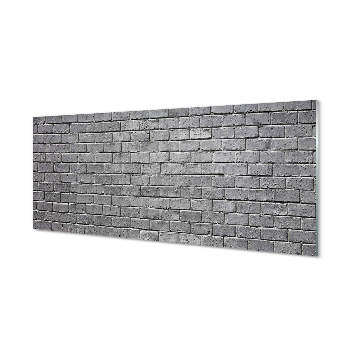 Décoration murale briques Tulup en verre acrylique 125x50 cm pour ambiance loft moderne