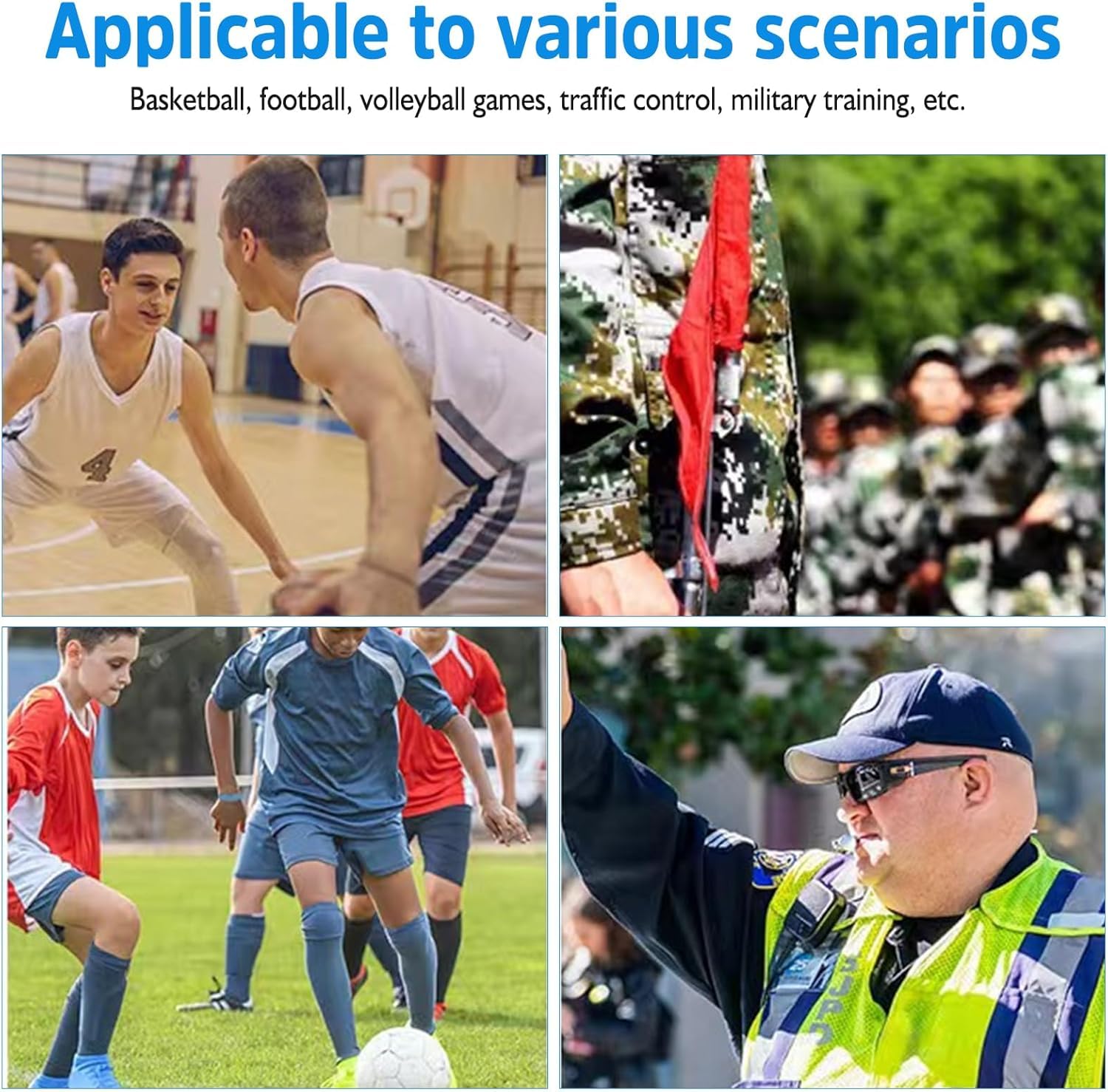 Fischietto - Fischietto Professionale per Allenatori, Fischietto da Arbitro Classico con Cordino Resistente, Ideale per Calcio, Basket e Sport all'Aria Aperta.