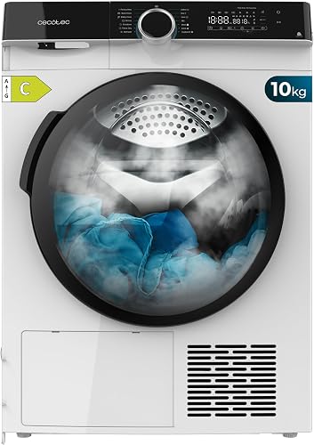 Sèche-linge à Pompe à Chaleur 10 kg Bolero Dresscode Dry Cecotec