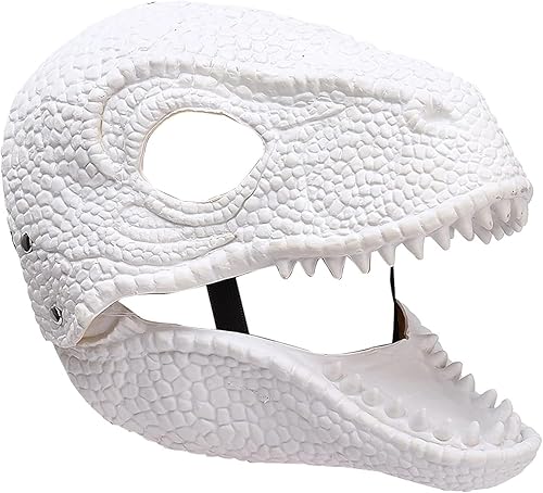 STALF Dino Mask - Moving Jaw Raptor Mask with Realistic Texture and Color, Easy 