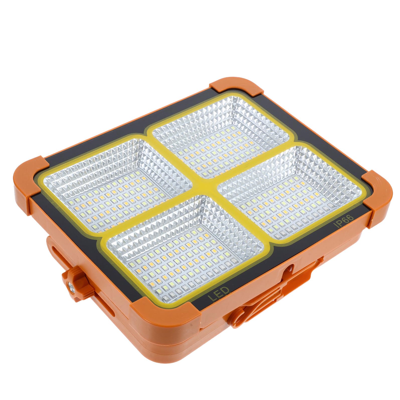 Wiederaufladbare LED Arbeitsleuchte 1 Satz Solarbetrieben für Outdoor