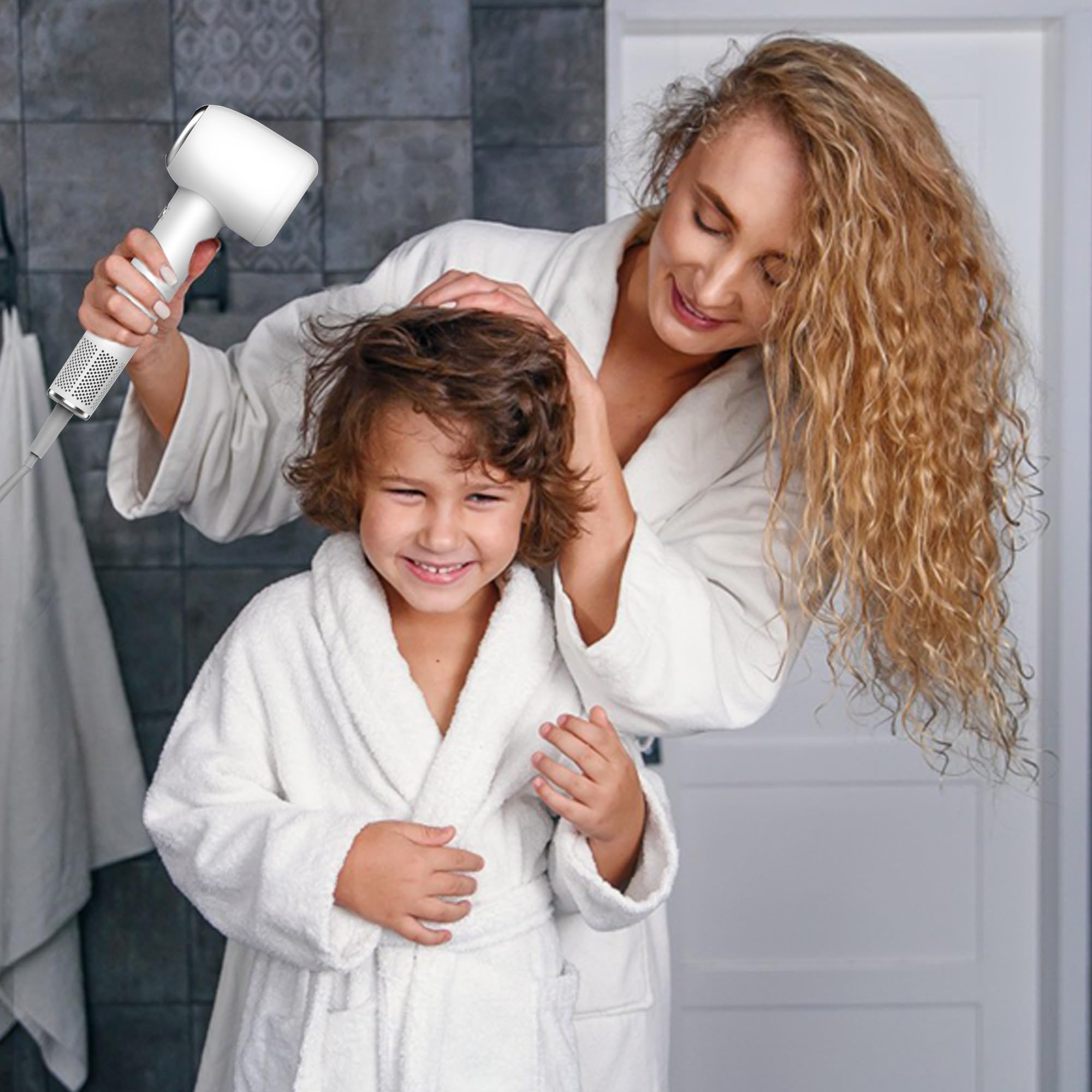 Secador Pelo Profesional, Multifuncional Secador de Viaje para secarse las manos, la ropa y el pelo, 300 Millones de Iones Negativos, 110.000 RPM Ultrarrápidas, 3 Temperaturas y 2 Velocidades