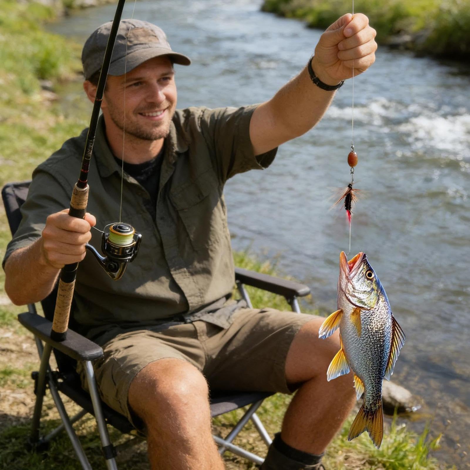 Forellen Angelköder 120-teiliges Trocken- und Nassfliegen-Set inklusive | Angelköder-Set Für Das Angeln Auf Forellen, Barsch, Sonnenbarsch, Fenchel In Süßwasser, Flüssen, Seen Und