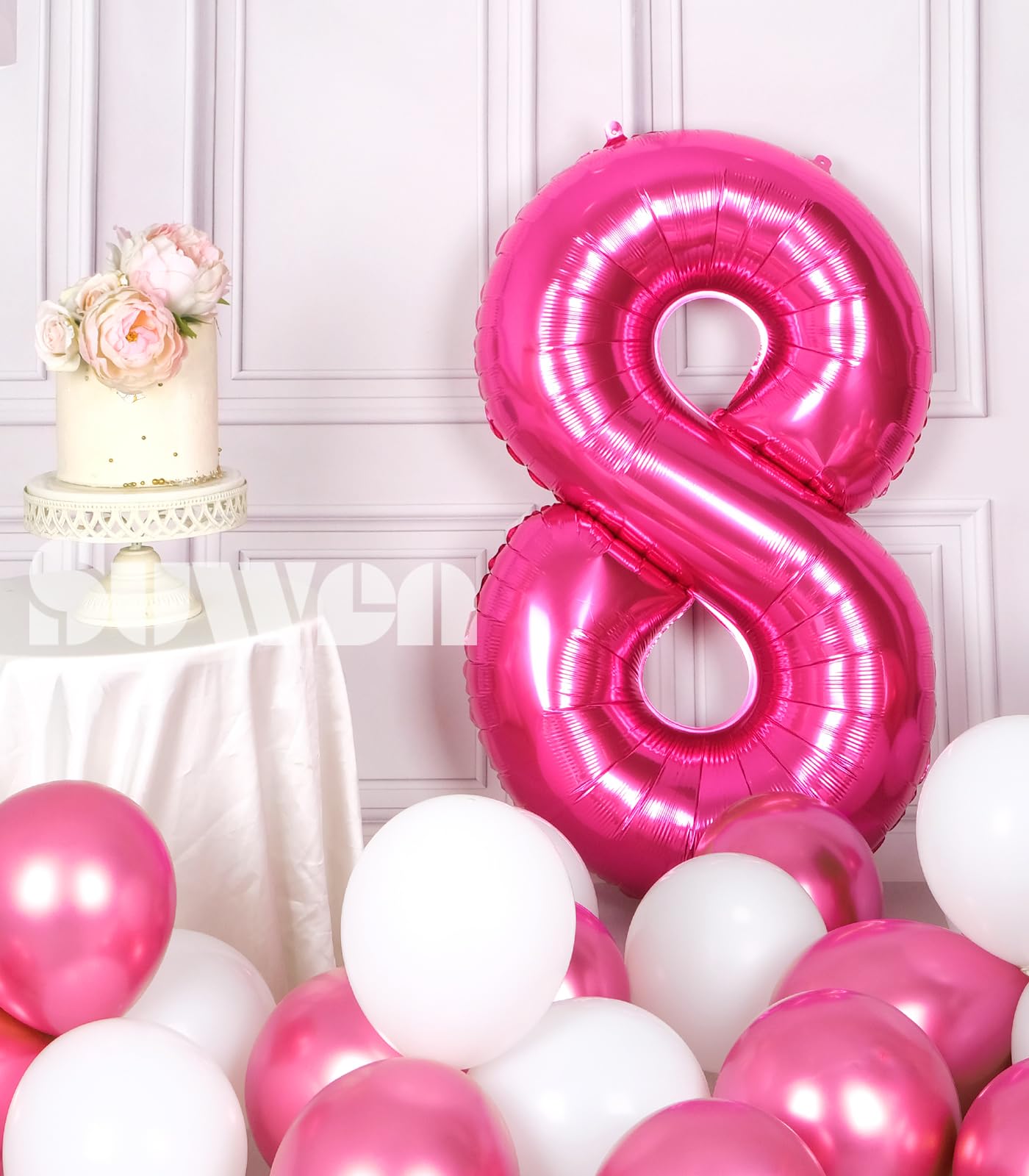 Ballon Géant En Mylar En Forme De Chiffre 8 Arc-en-ciel De 101,6 Cm