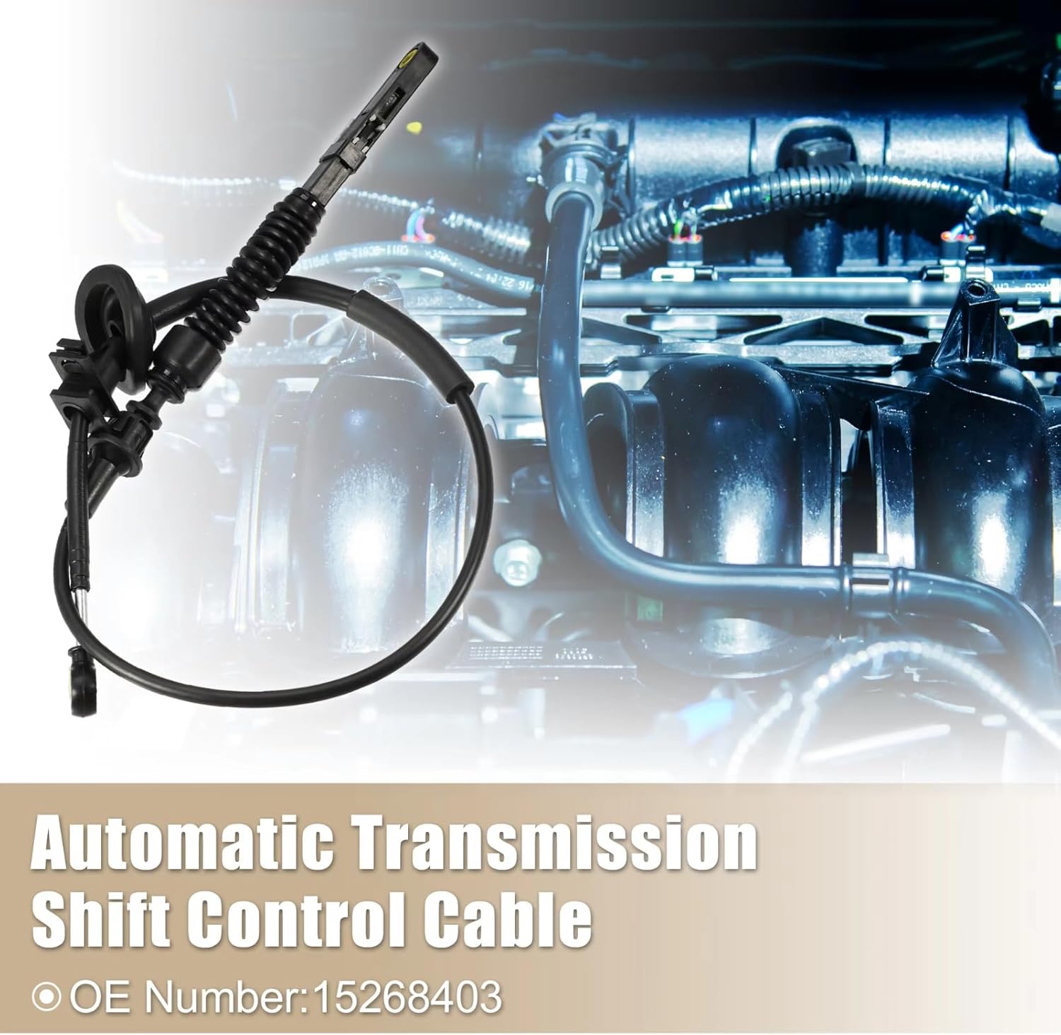 Gearshift Cable Compatible With Hummer For H2 6.0L V8 2003 2004 2005 2006 2007 Car Automatic Transmission Gear Shifter Selector Cable 15268403