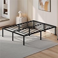 Yaheetech Rete Letto Matrimoniale 160 cm × 200 cm Senza Testiera Altezza 41,5 cm con