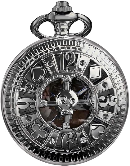 Vintage Pocket Watch, Quartz Pocket Watch with Chain Gift Box for Men Women, Classic Pocket Watches for Father's Day Valentine's Anniversary and Birthday Gifts