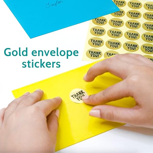 Miniatura 4 de T MARIE 48 divertidas tarjetas de agradecimiento con sobres coloridos y calcomanías doradas, juego en caja de 4 x 6 pulgadas para tarjetas de