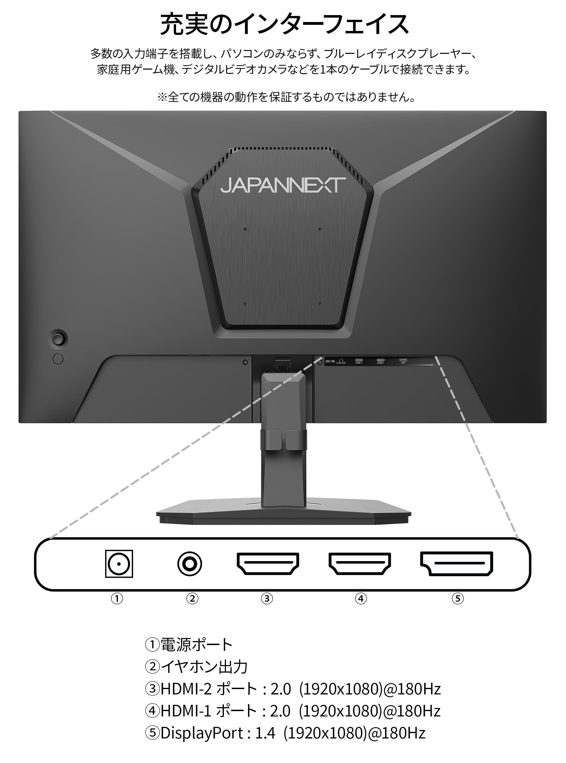 Amazon.co.jp: 【ECサイト限定】JAPANNEXT 23.8インチ IPSパネル