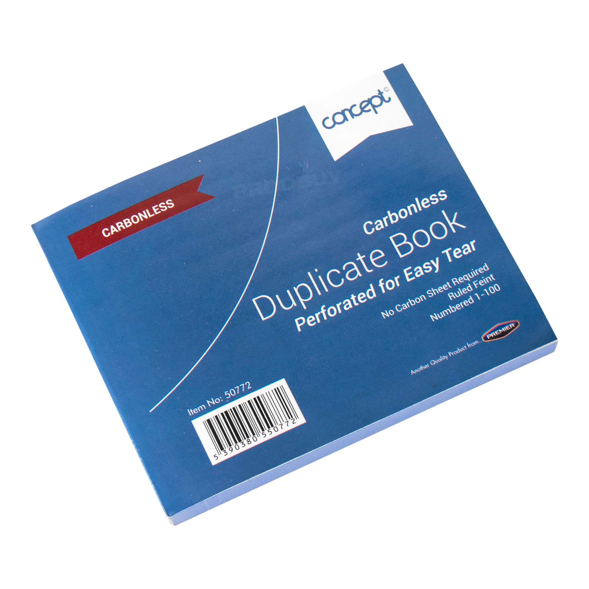 [Pack of 5] Carbonless 100 Page Duplicate Books Invoice Receipt Lined A6 Numbered Pads