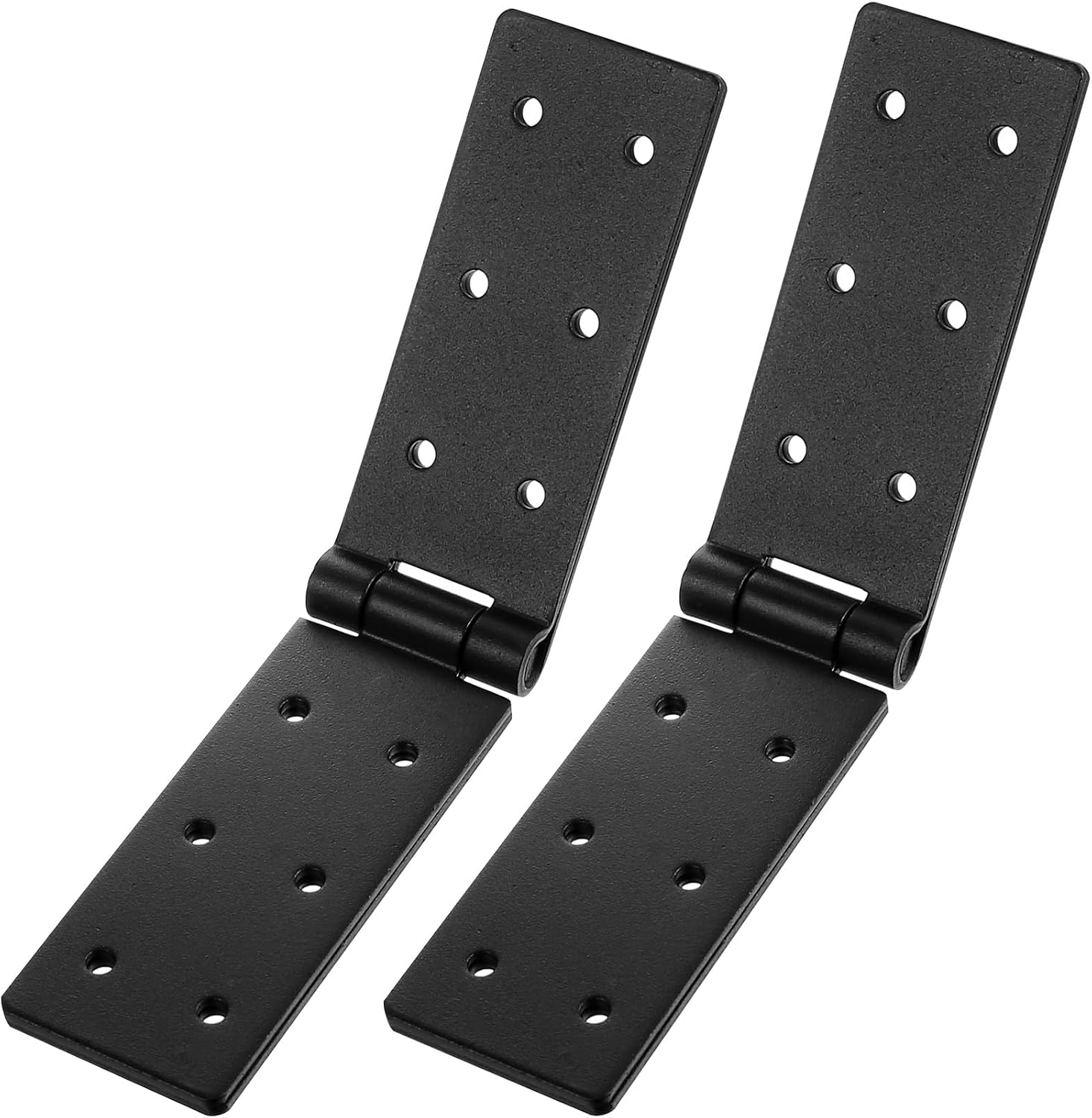 Charnières pliantes 180° noires - 2 pièces