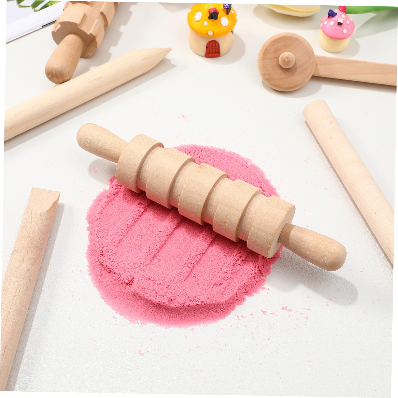 Outil en Bois pour Modelage Garçon et Filles 1 Set , Lot de 12 de Pièces