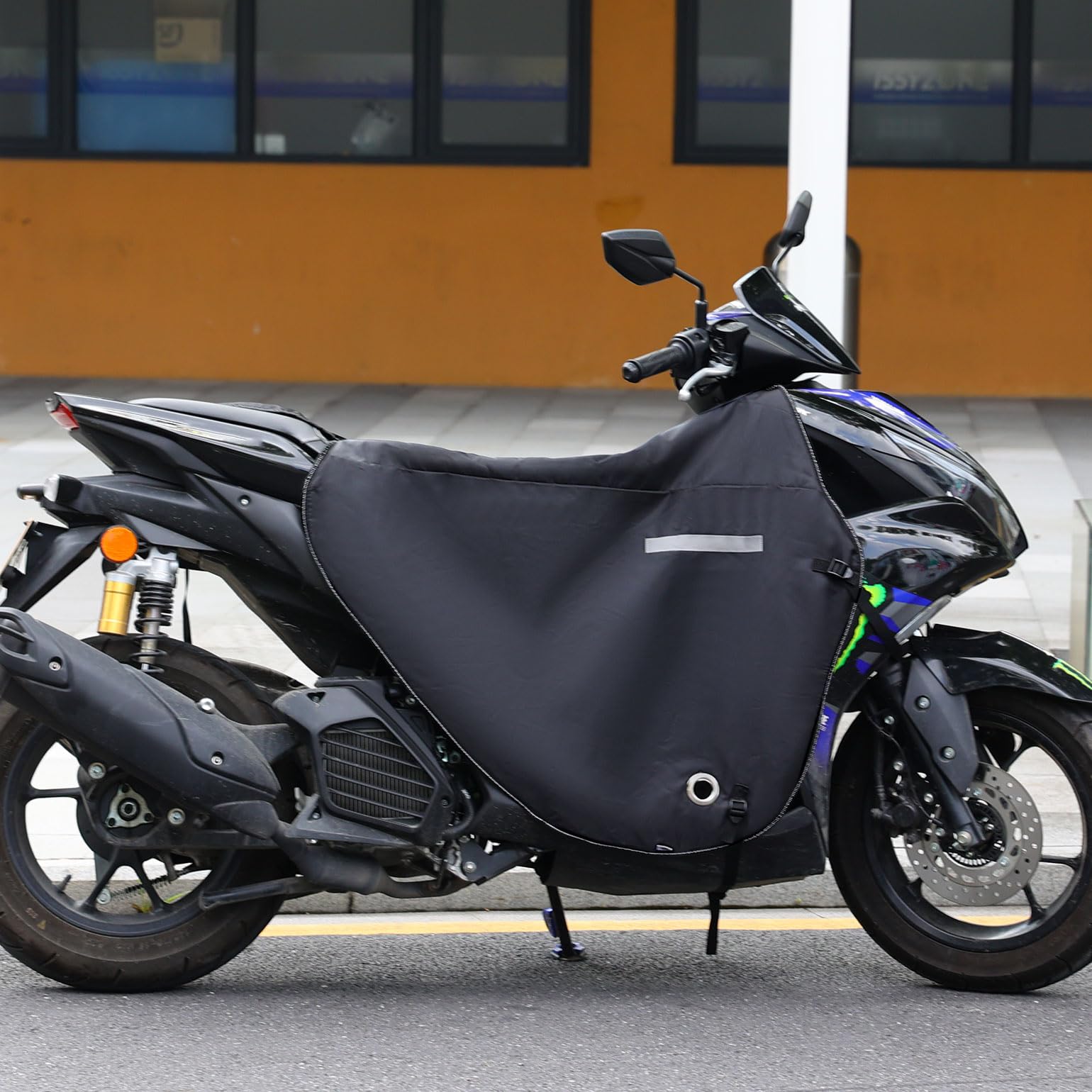 KEMIMOTO Coprigambe Scooter Caldo, Coprigambe Scooter Impermeabile e Antivento adatto Medio Scooter Moto, Scooter con Una Cilindrata Compresa tra 125cc e 250cc