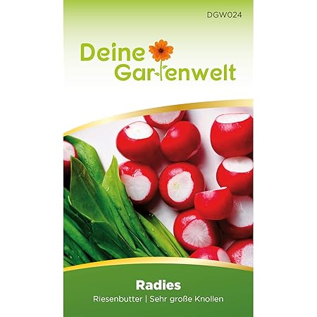 Radieschen Riesenbutter | Samen für Radies | Radiessamen | Radieschensamen