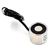 DC 12V 25N 5.5LB/2.5Kg Suction Holding Sucker Round Electric Magnet Solenoid Lifting Cylinder Electromagnet 20 x 15mm