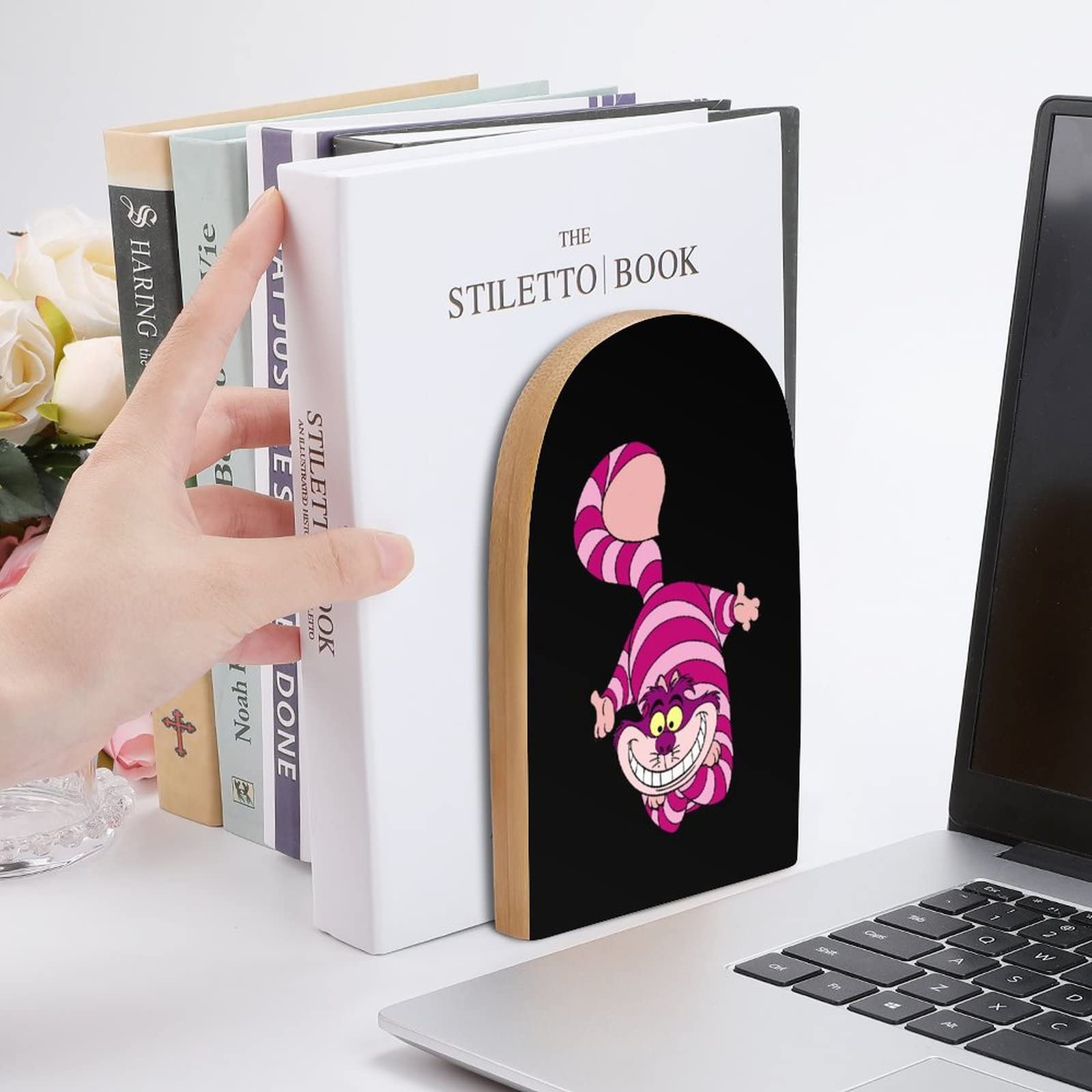 不思議の国のアリス  ブックエンド  本立て  ブックスタンド Amazon.co.jp: 不思議の国のアリス チェシャ猫 ブックエンド 本立て 本