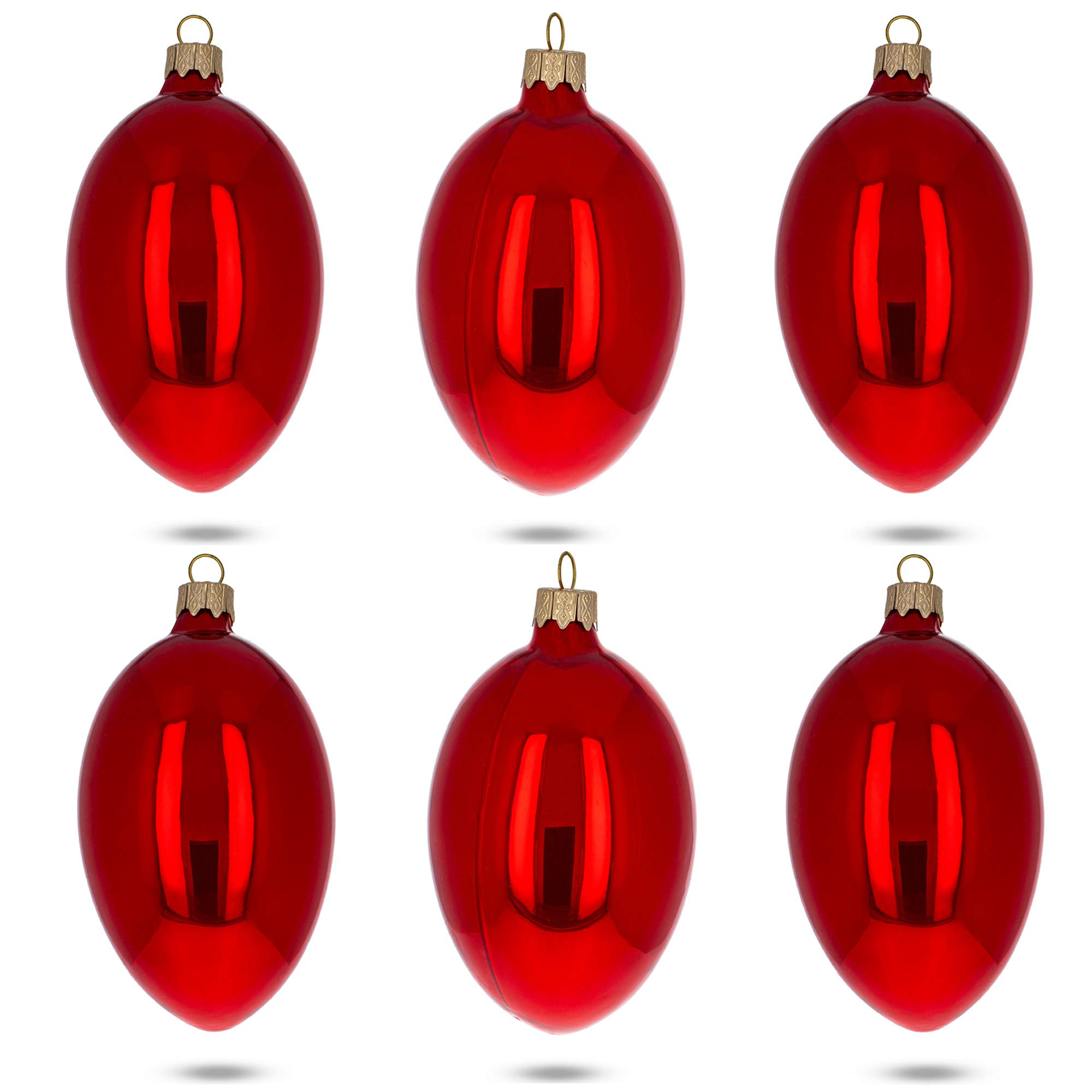 Œufs en verre brillant rouge : ravivez la magie des souvenirs