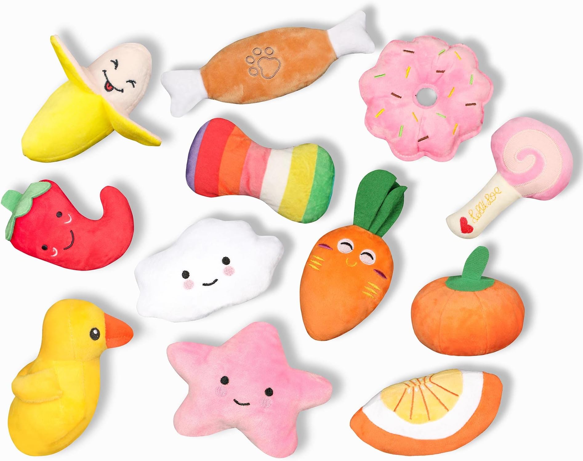 VICASKY Quietsch Huhn Hundespielzeug - Natürliches Latex Kauspielzeug Für Kleine Hunde