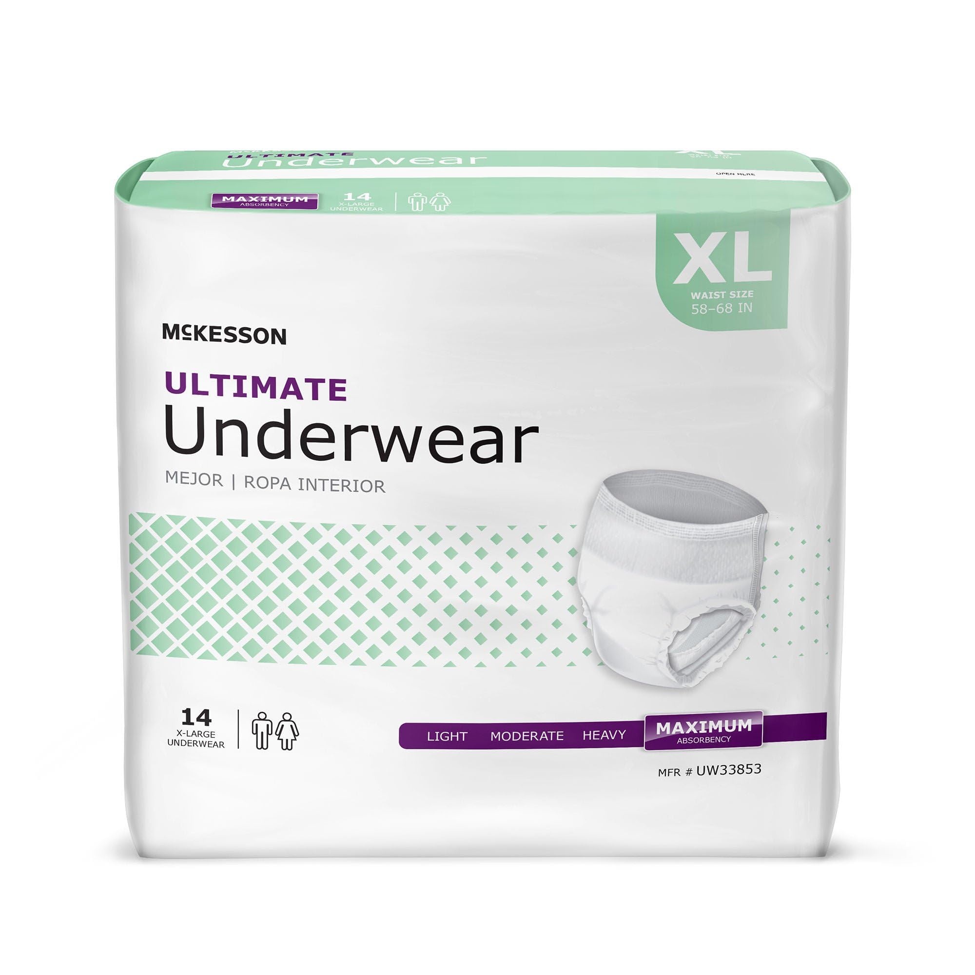 McKesson Ultimate Adult Incontinence Underwear XL