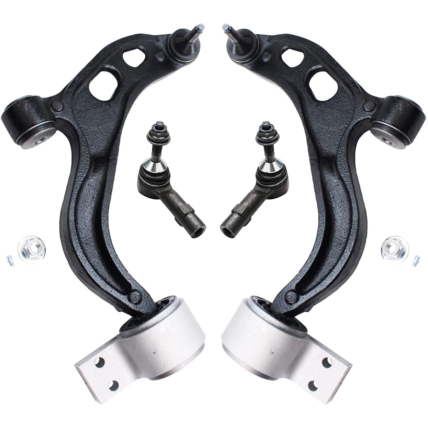 センターバレー（新品） Detroit Axle Front Lower Rearward Control Arms W Ball
