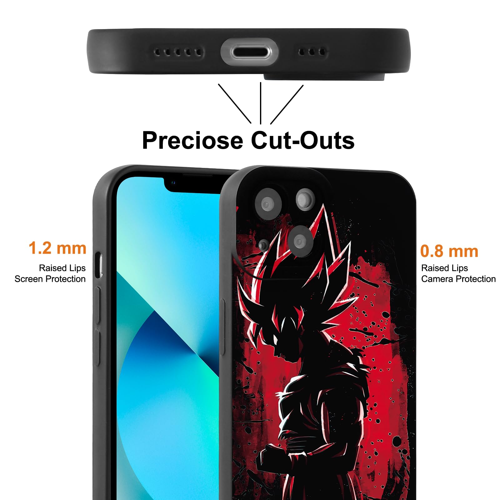 2 Confezioni Custodia per Xiaomi Redmi Note 8T 6.3 Pollici, Anime