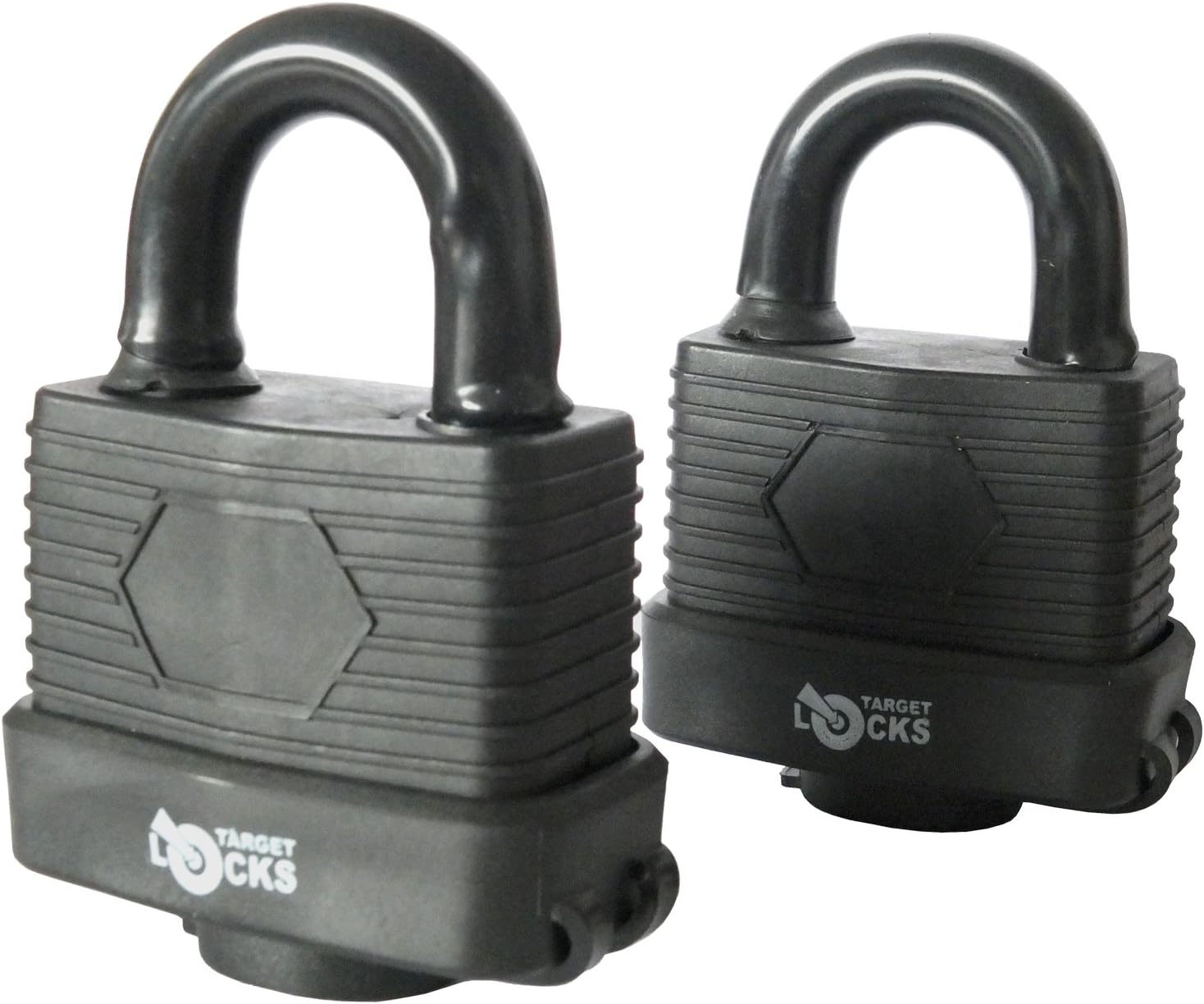 Smith's F-20282 Pack of 2 - Heavy Duty Waterproof Padlock - Ideal for Home, Garden Shed, Outdoor, Garage, Gate Security