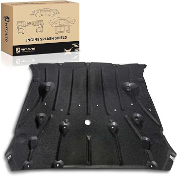 YHTAUTO Front Lower Side Engine Splash Shield Compatible with Ford Mustang Mach-E 2021-2023, Plastic Splash Guard Engine Case Guards