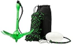 Boat Anchor 3.5 lb Folding Anchor, Grapnel Anchor Kit for Kayaks, Canoes, Paddle Boards