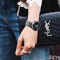 Vista 4 de Funda compatible con Google Pixel Watch 3 de 1.614 in/Pixel Watch 2/1 con protector de pantalla, cubierta protectora brillante de vidrio templado