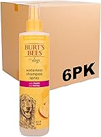 Vista 1 de Burt's Bees for Pets Champú en aerosol sin agua para perros, manzana y miel, champú seco sin enjuague para todos los perros y cachorros, pH
