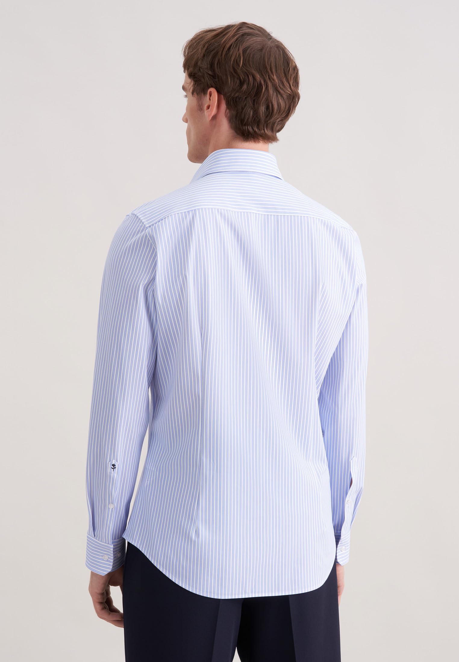 Seidensticker Herren Slim Fit Langarm Performance-Hemd Business-Hemd (1er Pack)