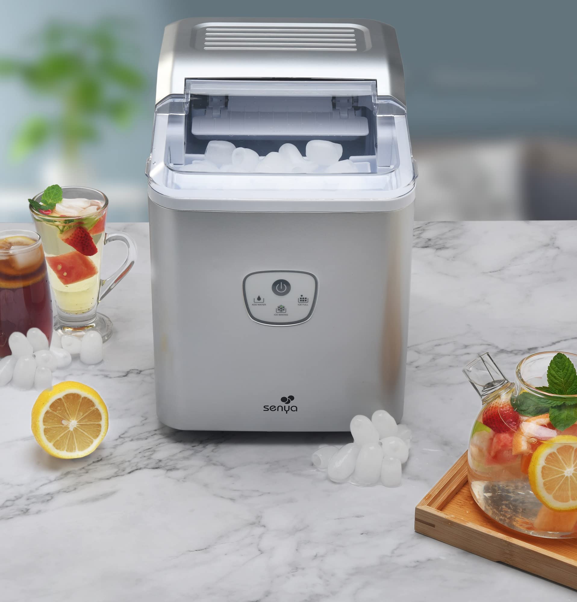 Albaron ijsblokjesmachine ijsblokjesmaker | 12 kg/24 uur | bullet ijs: 2 formaten