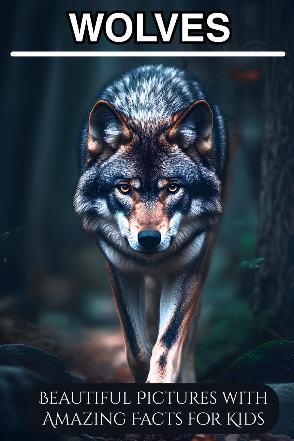 Wolves for Kids: Beautiful Pictures with Amazing Facts