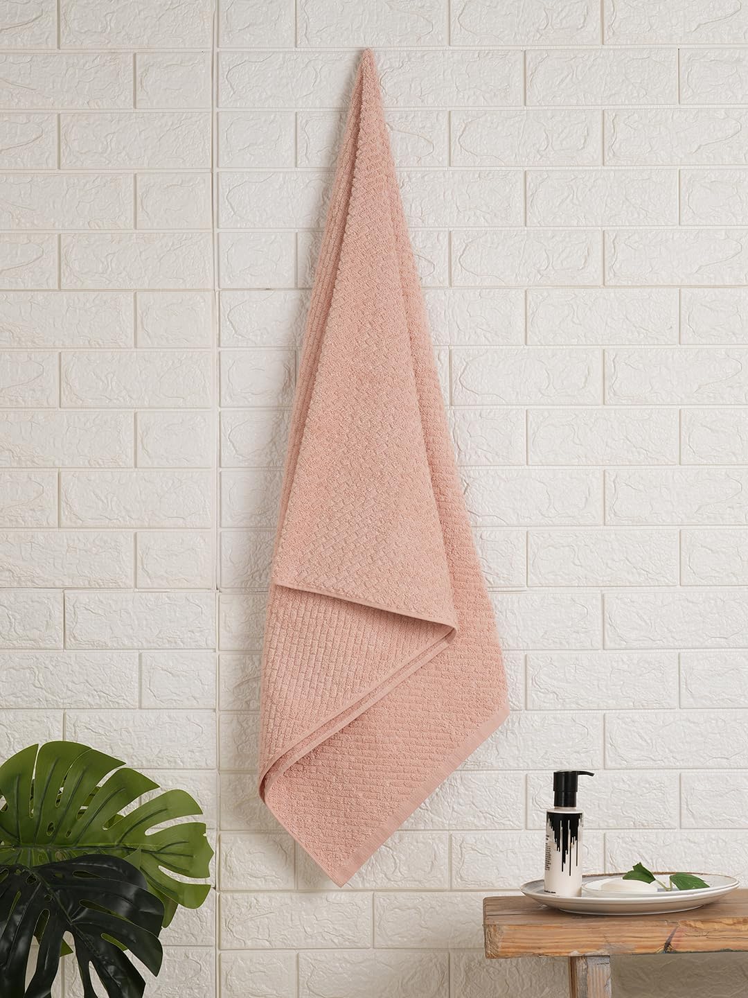 Spaces Genesis 100% Cotton Bath Towel-Rose Cloud