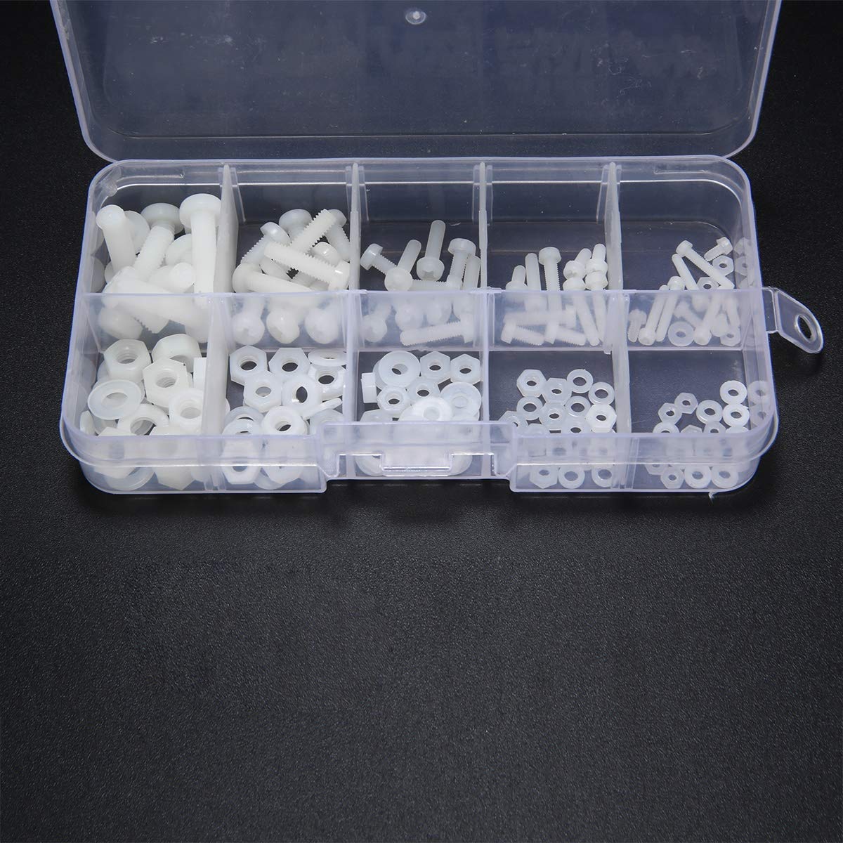 150 Pezzi Assortiti Viti E Dadi In Nylon M2 M2.5 M3 M4 M5 &ndash; Kit Distanziali Esagonali Phillips