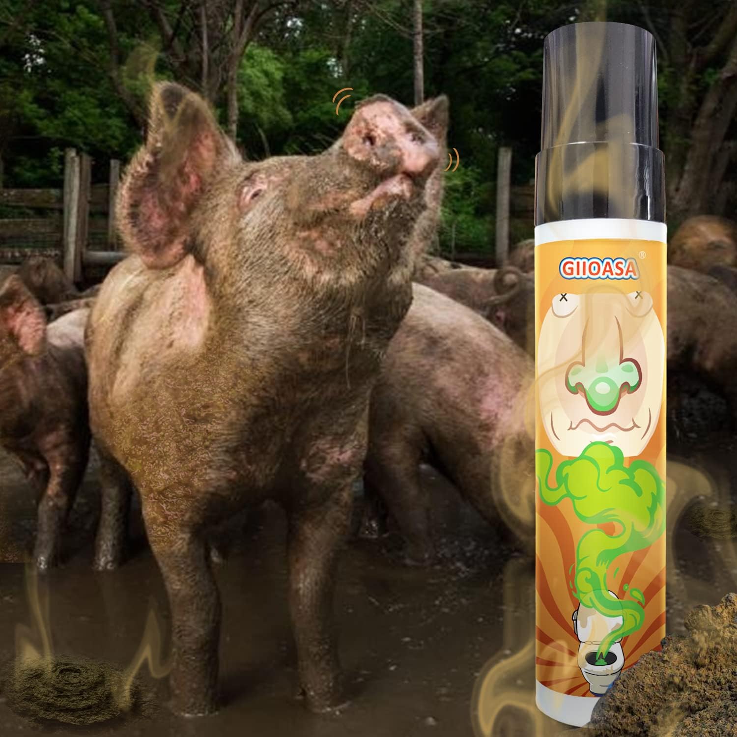 GIIOASA Potent Wet Poop,Extra Strong Spray Prank Stuff - Prank Stuff & Joke Toys for Adults or Kids -Non Toxic