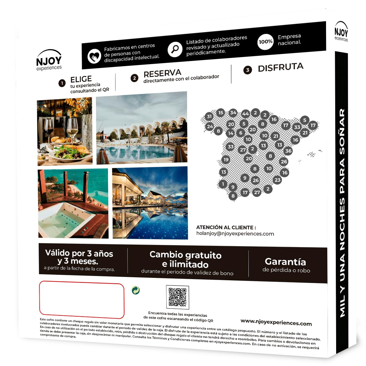 Caja Regalo - MIL Y UNA Noches para SOÑAR - Más de 830 estancias a Escoger en Toda España y Andorra