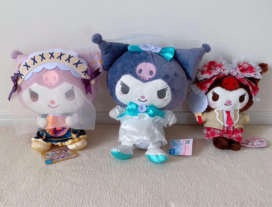 Amazon.co.jp: タグ オンクレ クロミちゃんぬいぐるみ3点セット 