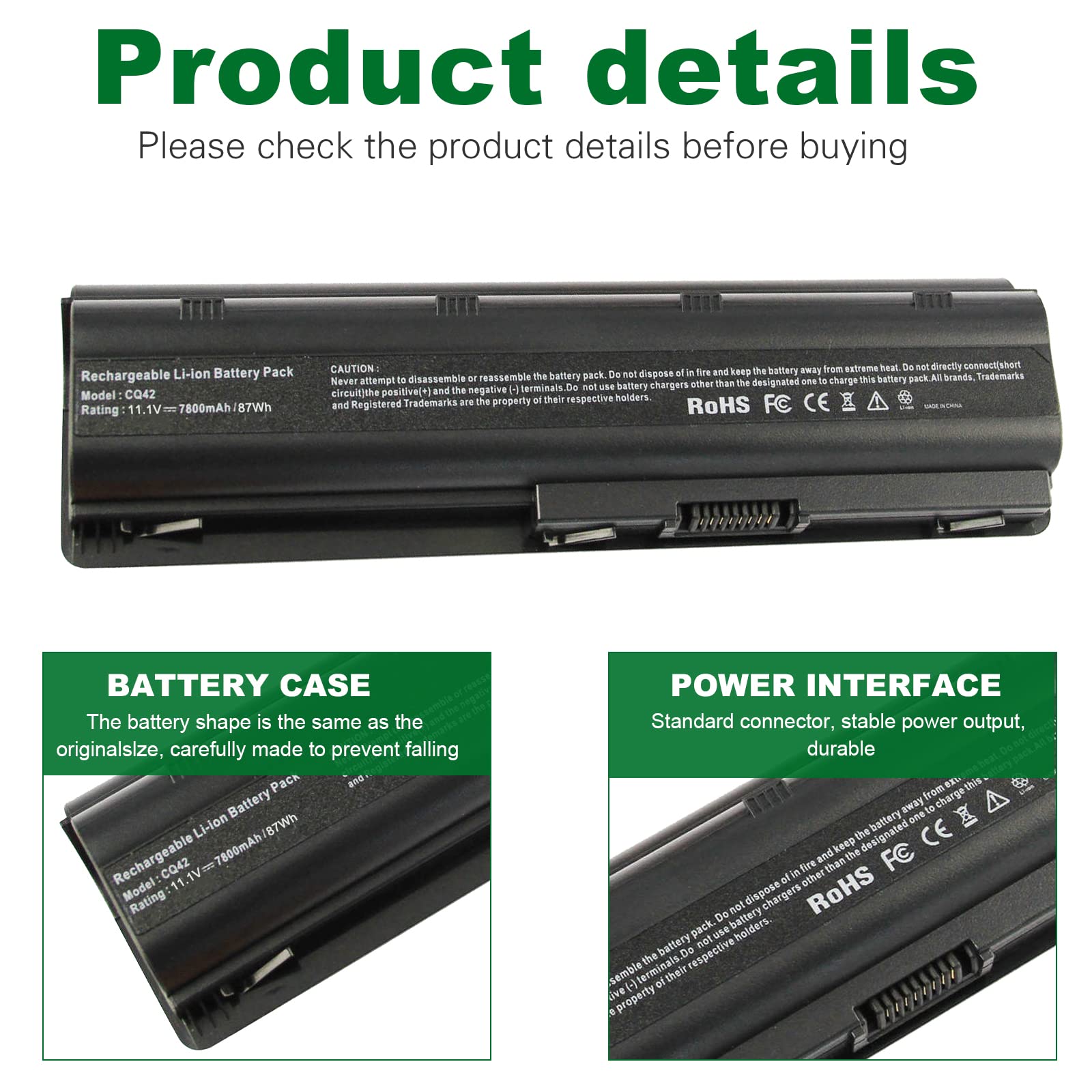 ASUNCELL 7800mAh 9 Celdas MU06 MU09 Batería 593553-001 593554-001 para HP Pavilion G4 G6 G7 G62 593550-001 CQ32 CQ42 CQ62 CQ72 CQ43 CQ430 DM4-3000 DV5-2000 DV6-3000 DV6-6000 DV7-4000 DV7-6000