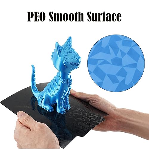 Miniatura 4 de Smooth PEO+Textured PEI Spring Steel Build Plate 8.661x8.661 in (con base magnética) para Artillery Genius/Pro/MK2/MK2A/Anet A8/Anet A6, PEO PEI