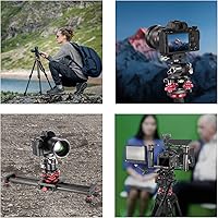 Vista 8 de NEEWER Nivelador de cámara con base de nivelación de cabeza de trípode, aleación de aluminio de grado aeronáutico de 3 ejes, rosca de 3/8 pulgadas